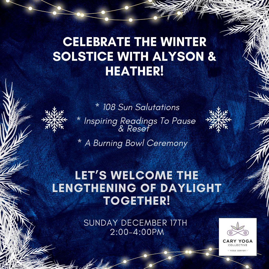 A Winter Solstice Mala Celebration - Cary Yoga Collective